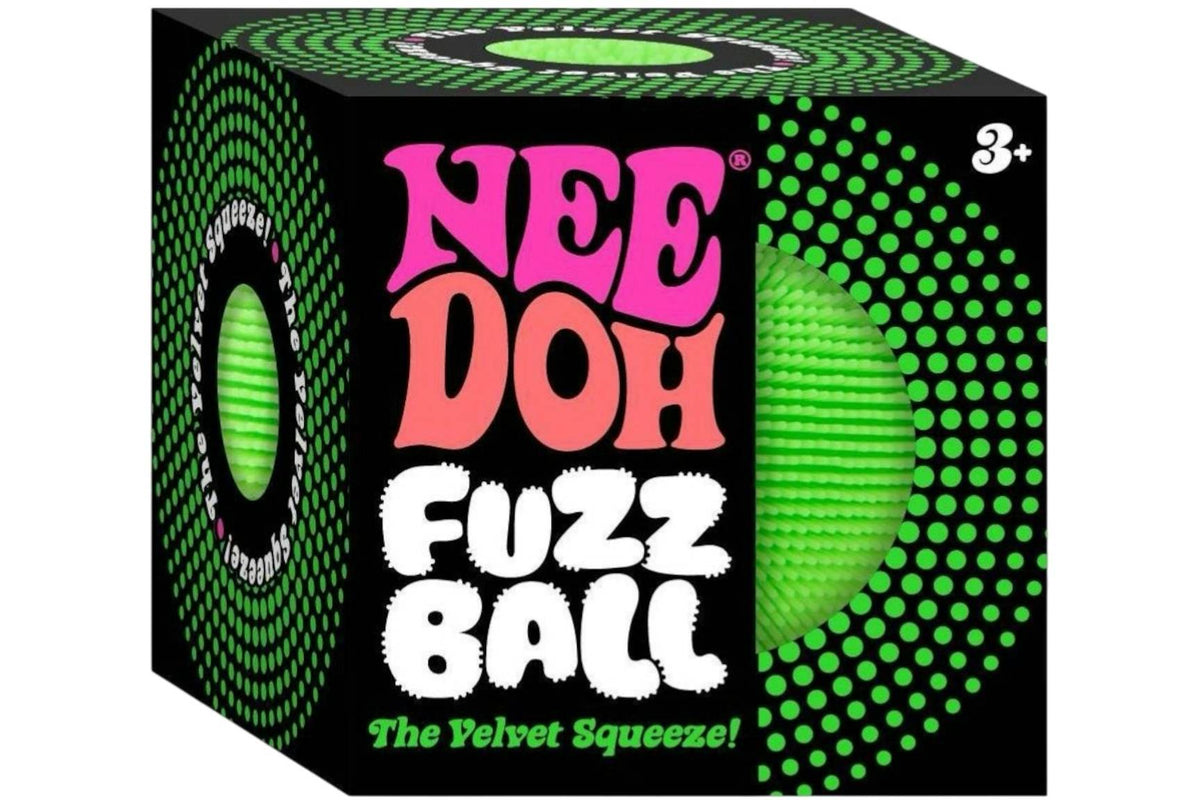 NeeDoh Fuzzball Squishy Fidget Toy Green