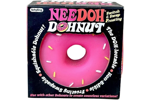 NeeDoh Sprinkled Dohnut Squishy Fidget Toy Pink